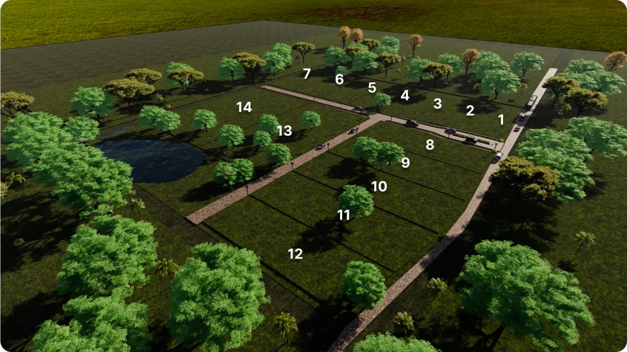 Bucaneros villas map